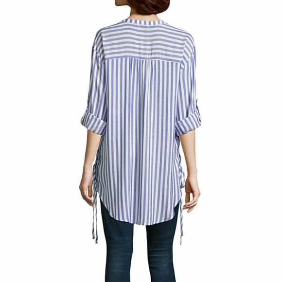 ANA Side Lace Up Shirt- Talls - Picture 3 of 3